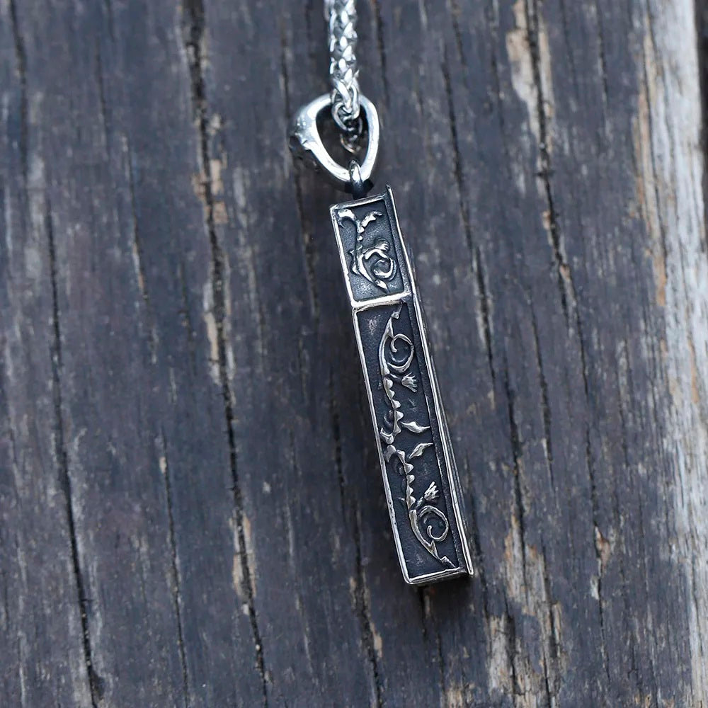 ZMY Home Skull Necklace - Coffin with Skeleton Design Pendant - Unique Stainless Steel Jewelry