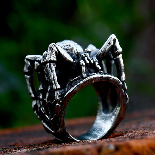 ZMY Home Ancient Demonic Animal Jewelry Rings | Spider Rings for Voodoo Darkness | Gothic Araneid Ring Collection