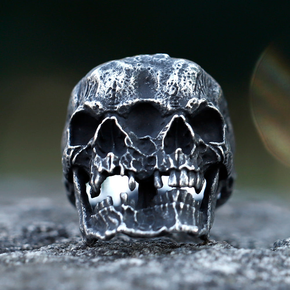 ZMY Home Double Faced Skull Ring - A Unique Gothic Party Accessory for Men and Women