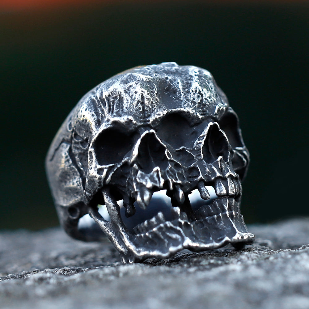 ZMY Home Double Faced Skull Ring - A Unique Gothic Party Accessory for Men and Women