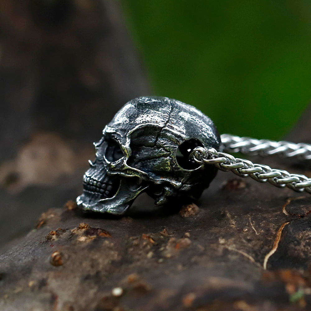 Stainless Steel Skull Pendant Necklace - Exquisite Craftsmanship by ZMY Home