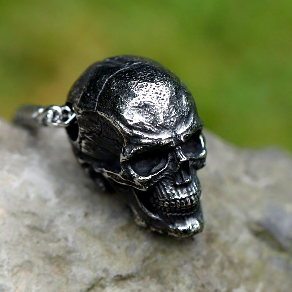 Stainless Steel Skull Pendant Necklace - Exquisite Craftsmanship by ZMY Home